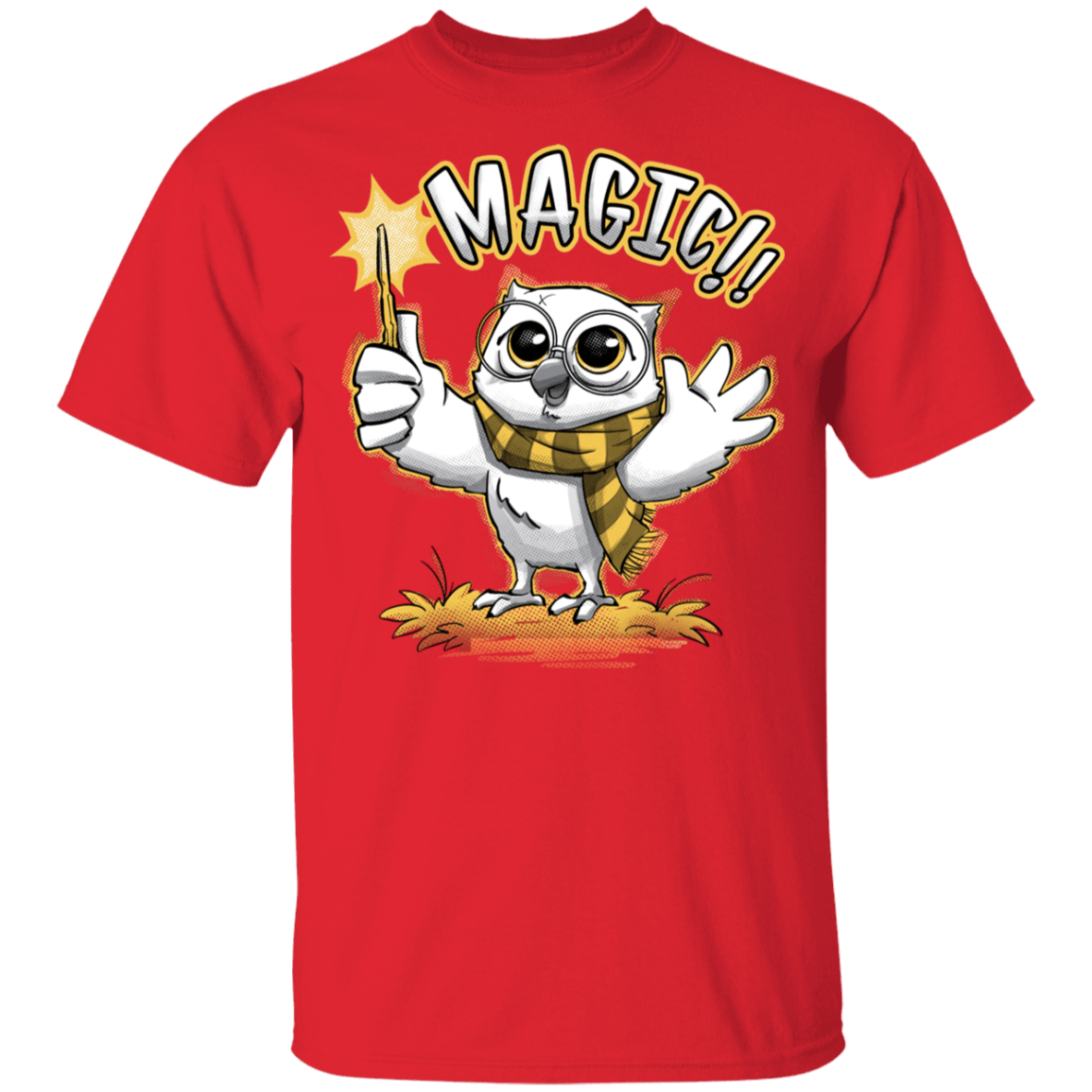 T-Shirts Red / YXS Wizard Owl Youth T-Shirt