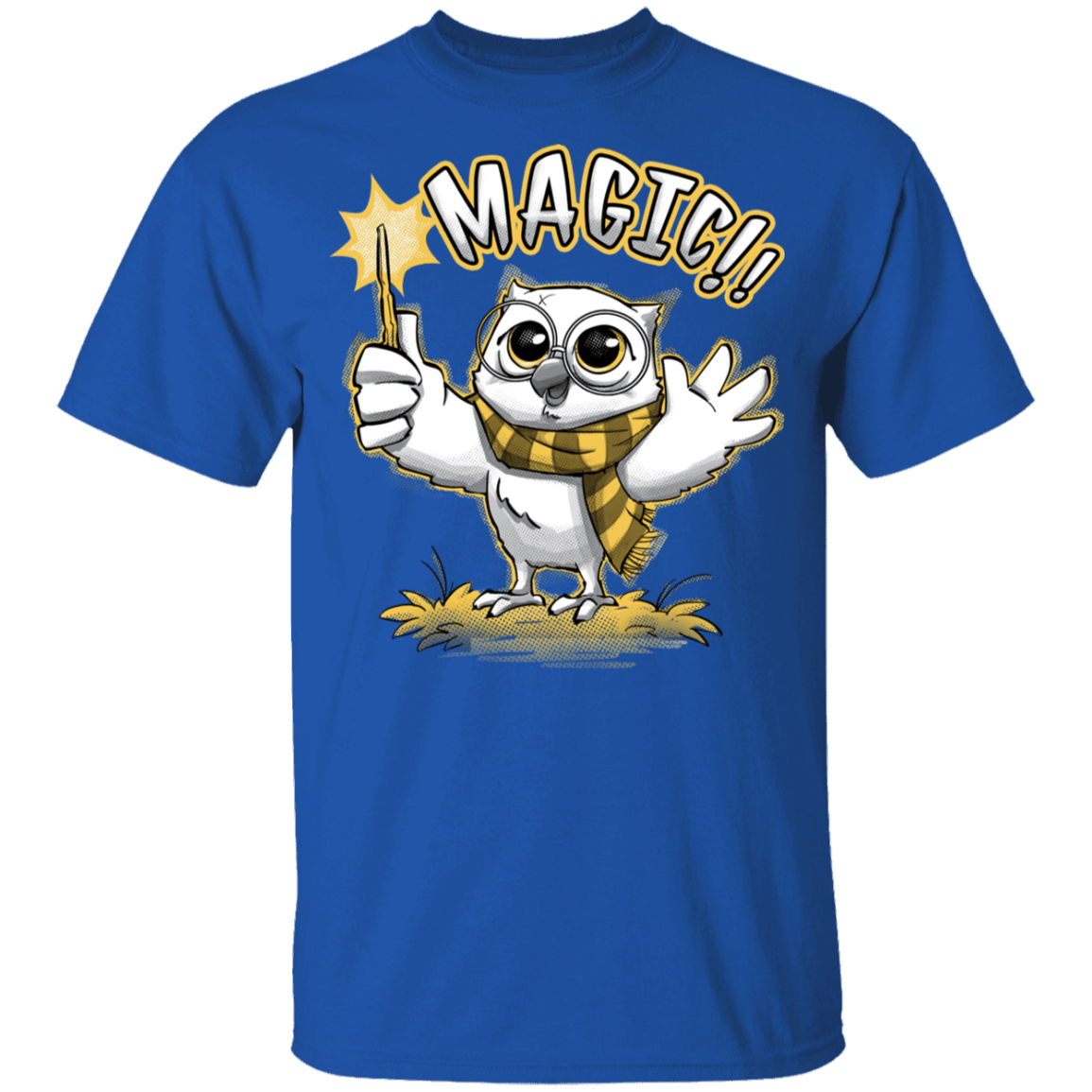 T-Shirts Royal / YXS Wizard Owl Youth T-Shirt