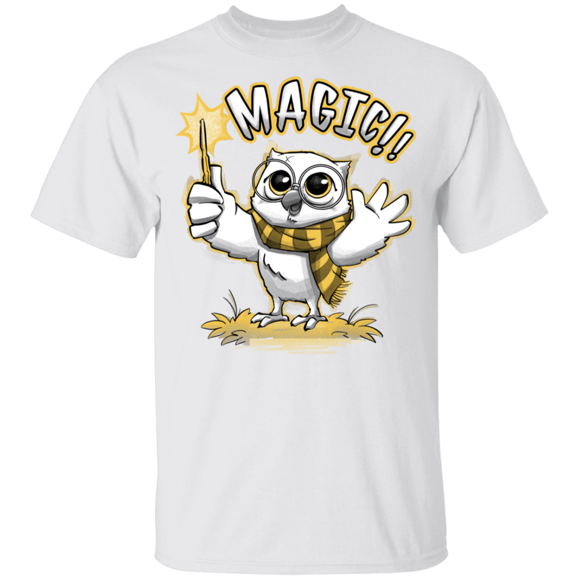 T-Shirts White / YXS Wizard Owl Youth T-Shirt