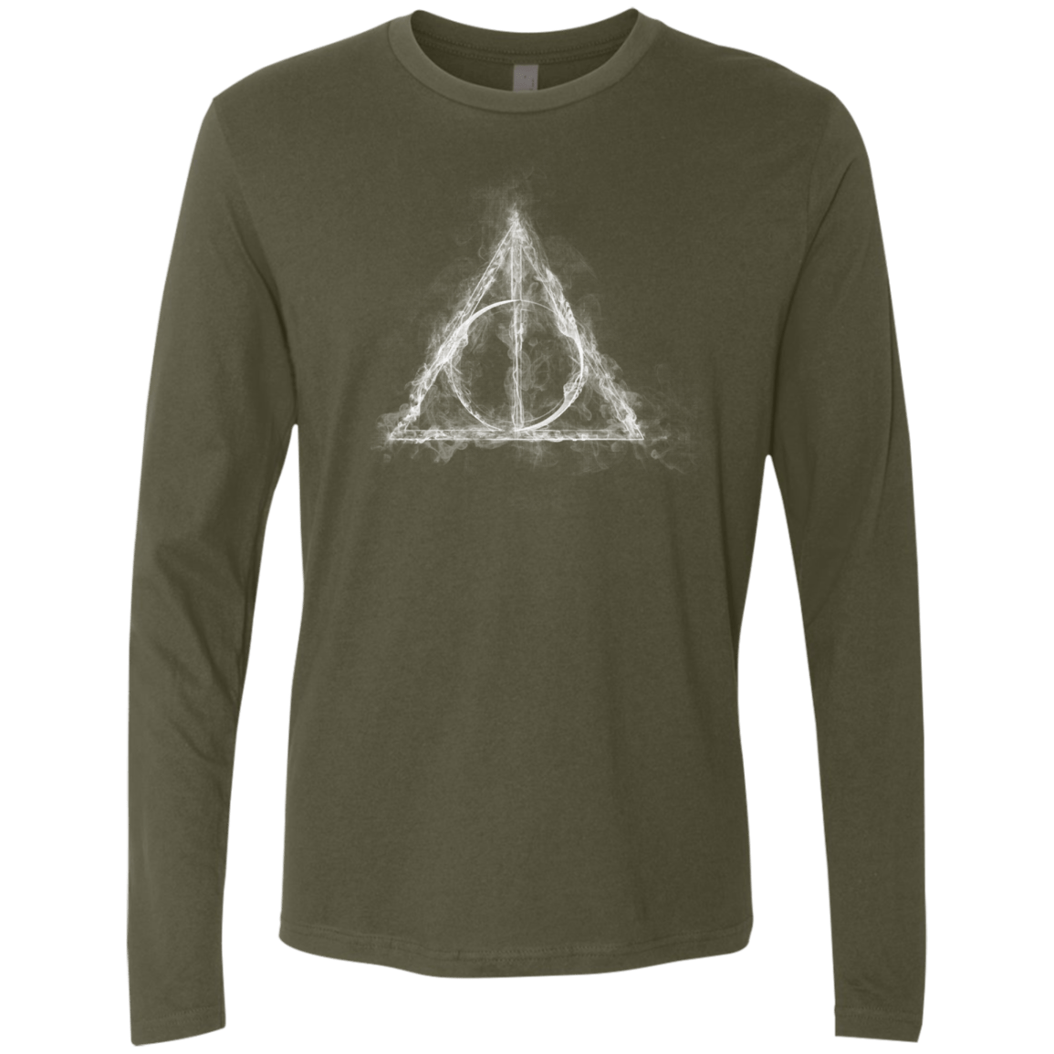 T-Shirts Military Green / Small WIZARD SMOKE Men's Premium Long Sleeve