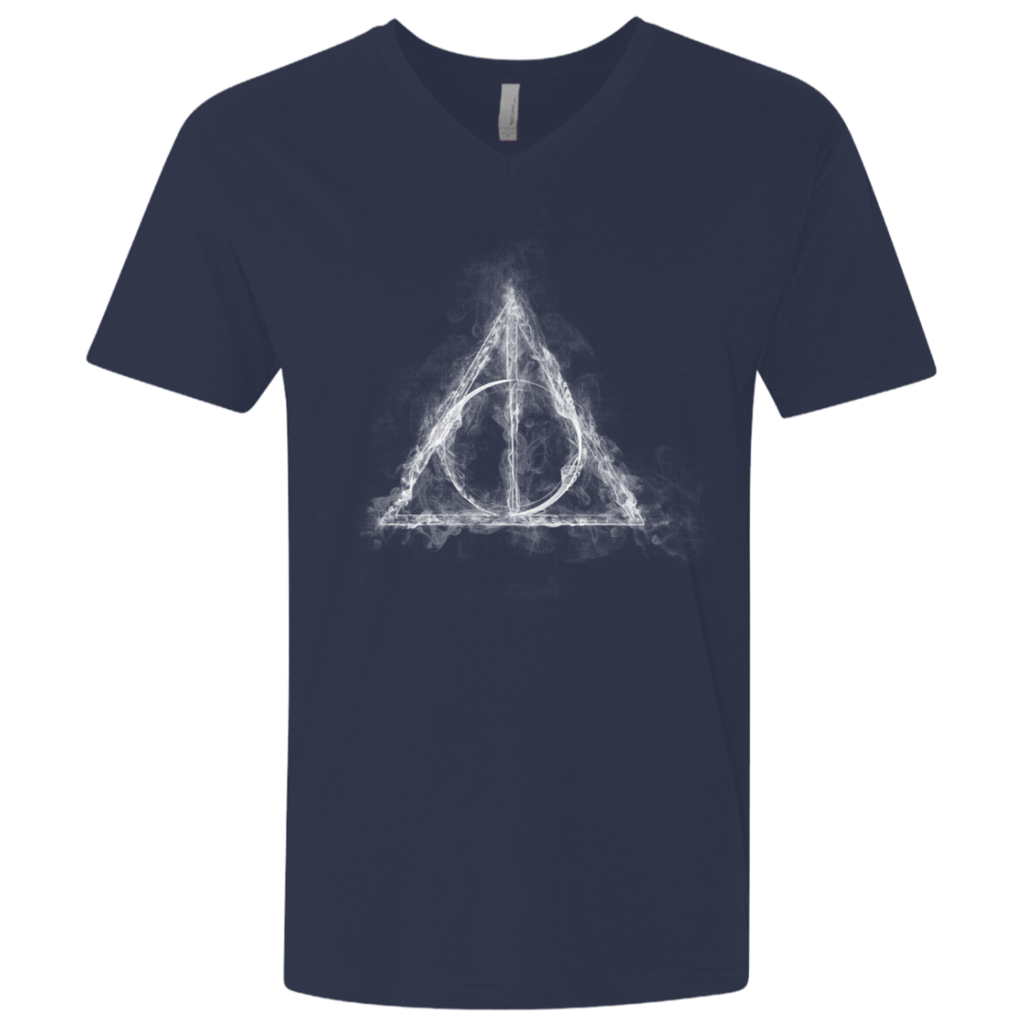 T-Shirts Midnight Navy / X-Small WIZARD SMOKE Men's Premium V-Neck