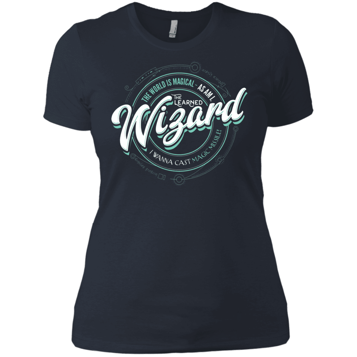 T-Shirts Indigo / X-Small Wizard Women's Premium T-Shirt