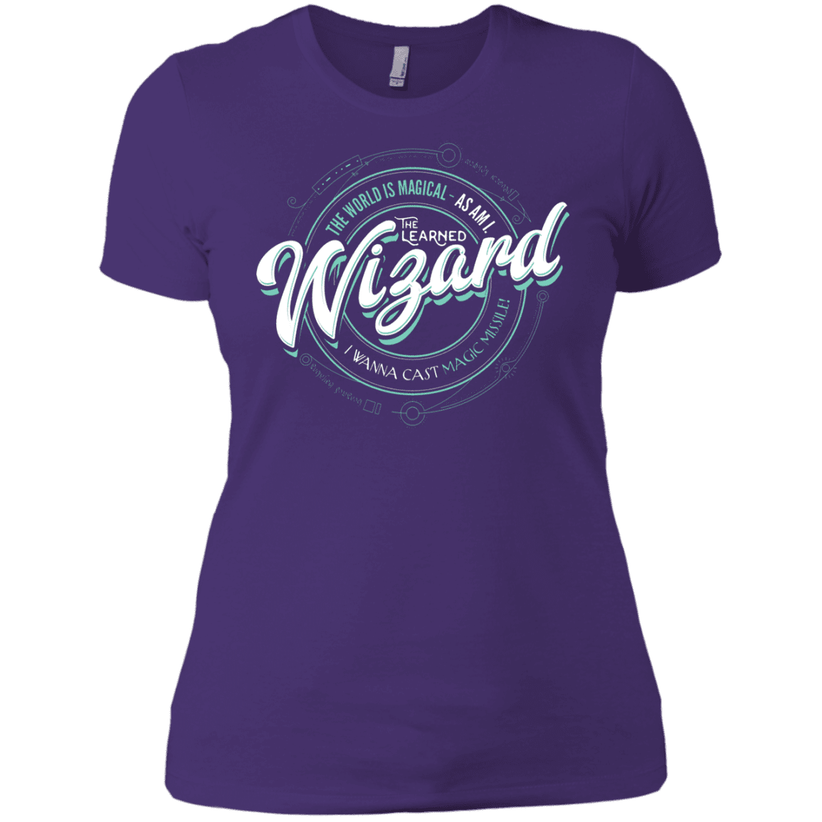 T-Shirts Purple Rush/ / X-Small Wizard Women's Premium T-Shirt