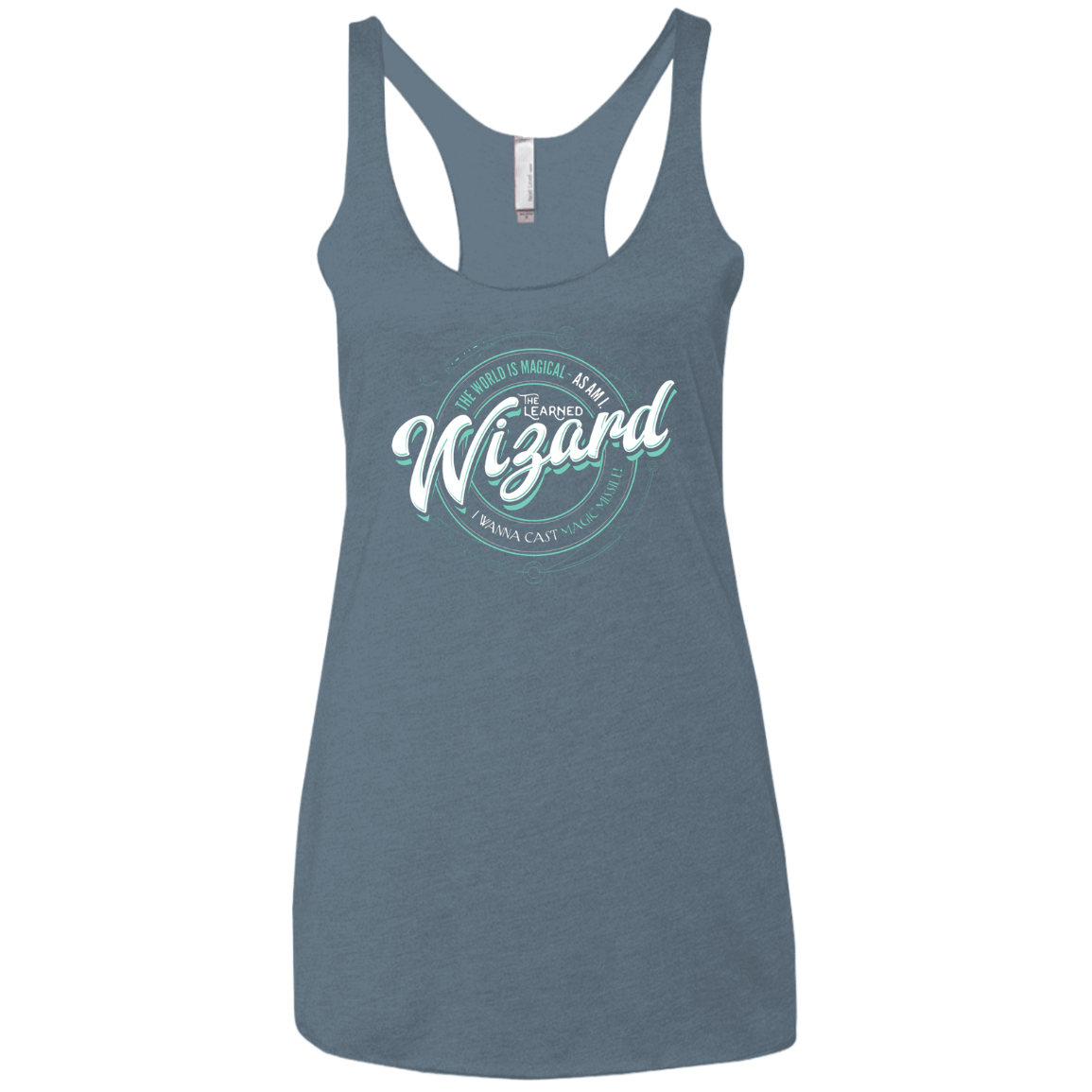 Wizard Women's Triblend Racerback Tank