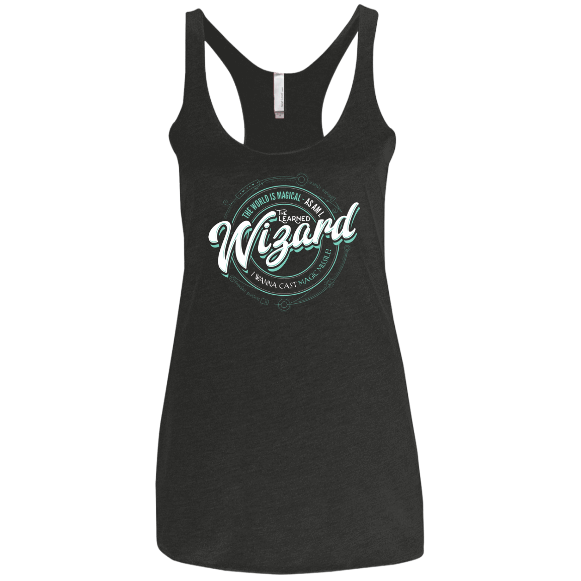 Wizard Women's Triblend Racerback Tank