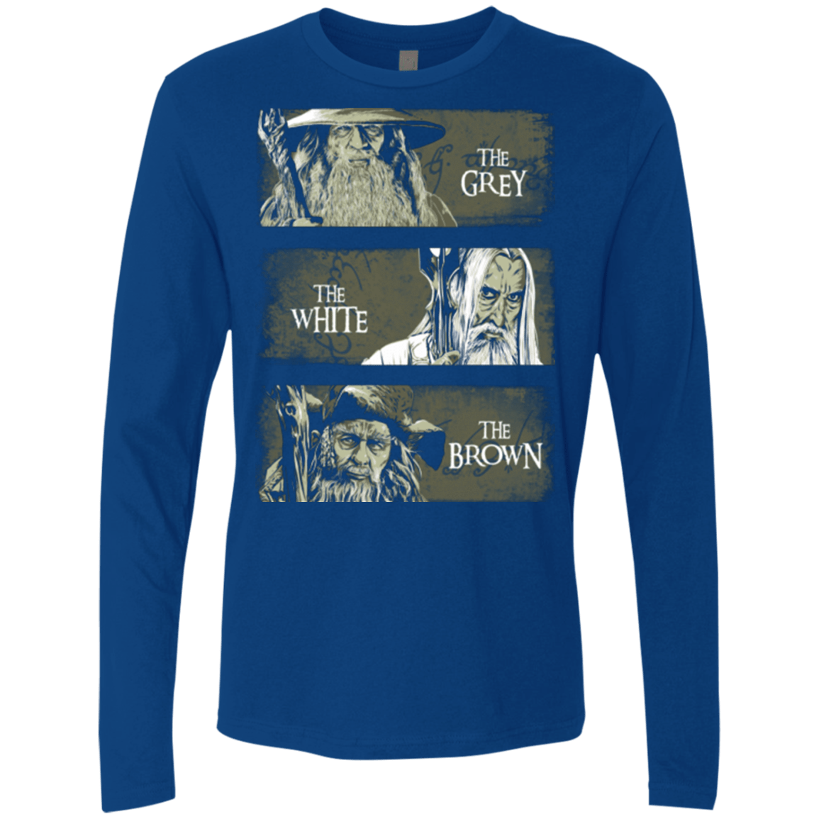 T-Shirts Royal / Small Wizards of Middle Earth Men's Premium Long Sleeve