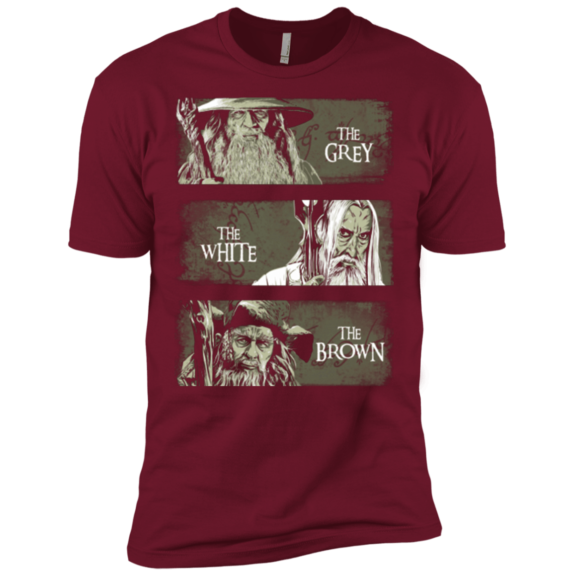 T-Shirts Cardinal / X-Small Wizards of Middle Earth Men's Premium T-Shirt