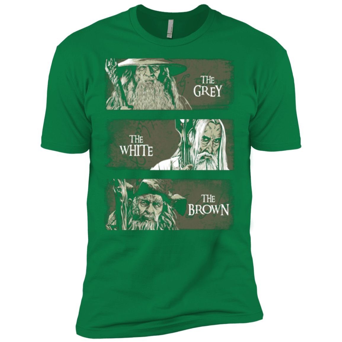 T-Shirts Kelly Green / X-Small Wizards of Middle Earth Men's Premium T-Shirt