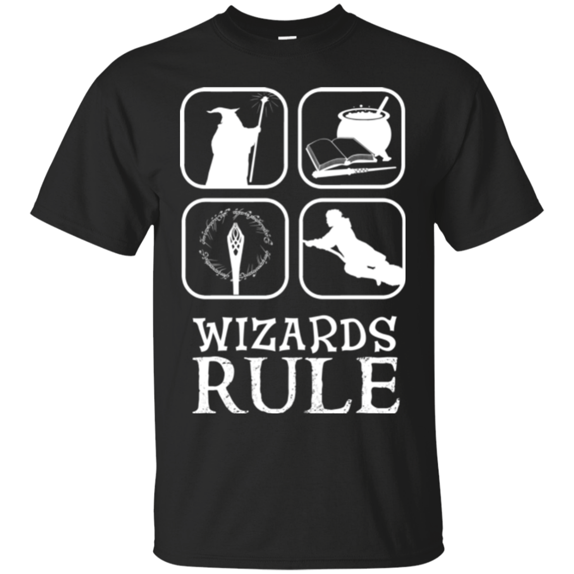 T-Shirts Black / Small Wizards Rule T-Shirt