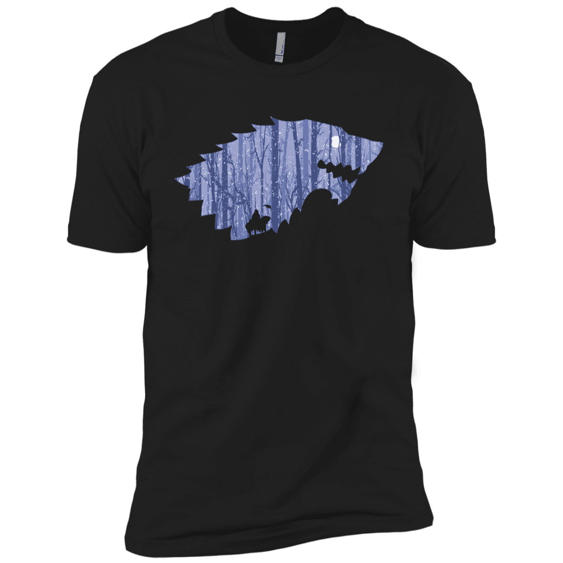 T-Shirts Black / YXS Wolf Of Winter Boys Premium T-Shirt