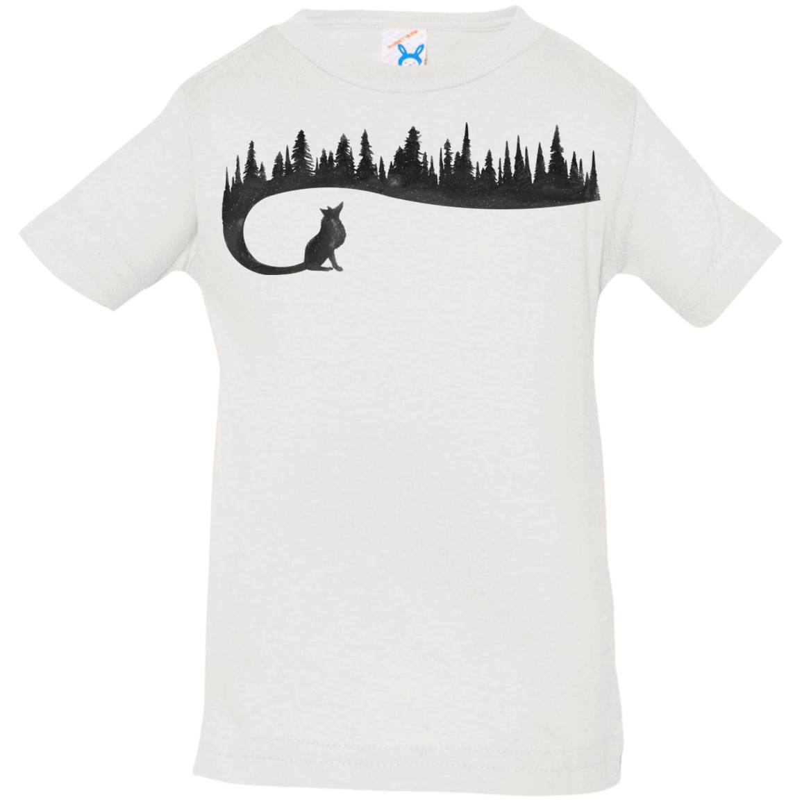 T-Shirts White / 6 Months Wolf Tail Infant Premium T-Shirt