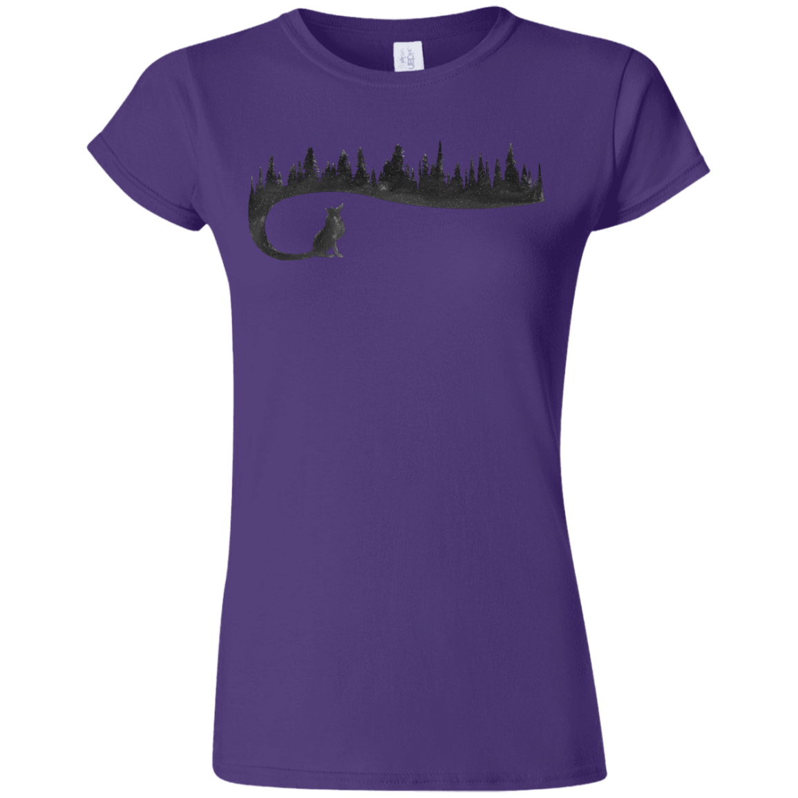 T-Shirts Purple / S Wolf Tail Junior Slimmer-Fit T-Shirt
