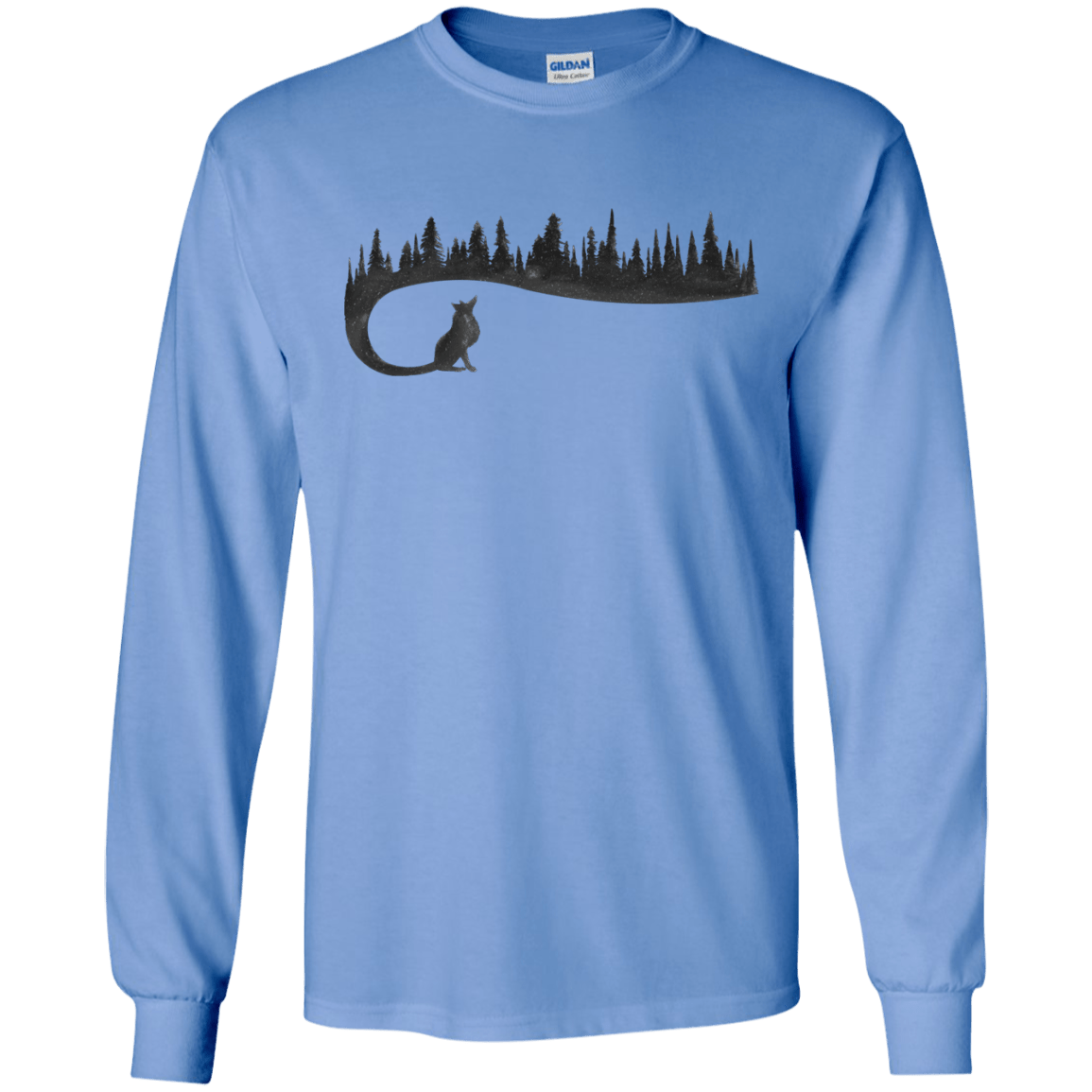 Wolf Tail Men's Long Sleeve T-Shirt