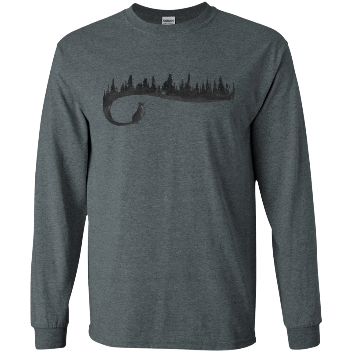 Wolf Tail Men's Long Sleeve T-Shirt