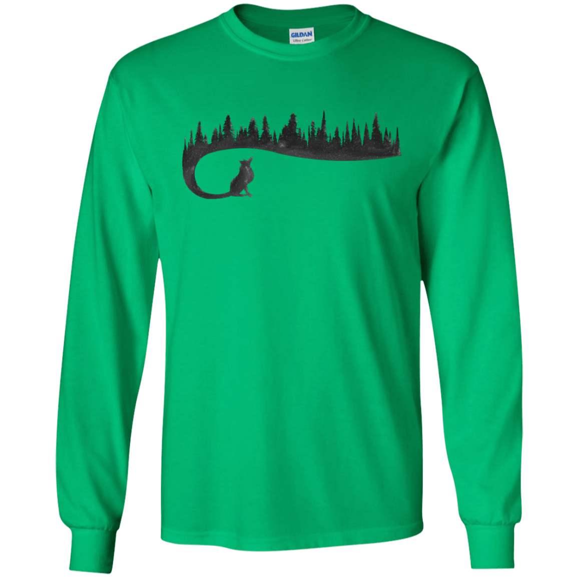 Wolf Tail Men's Long Sleeve T-Shirt