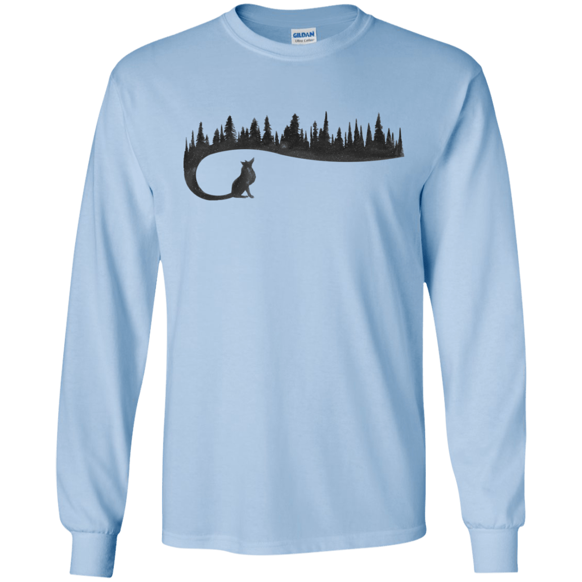 Wolf Tail Men's Long Sleeve T-Shirt