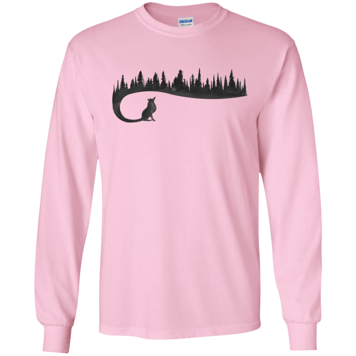 Wolf Tail Men's Long Sleeve T-Shirt