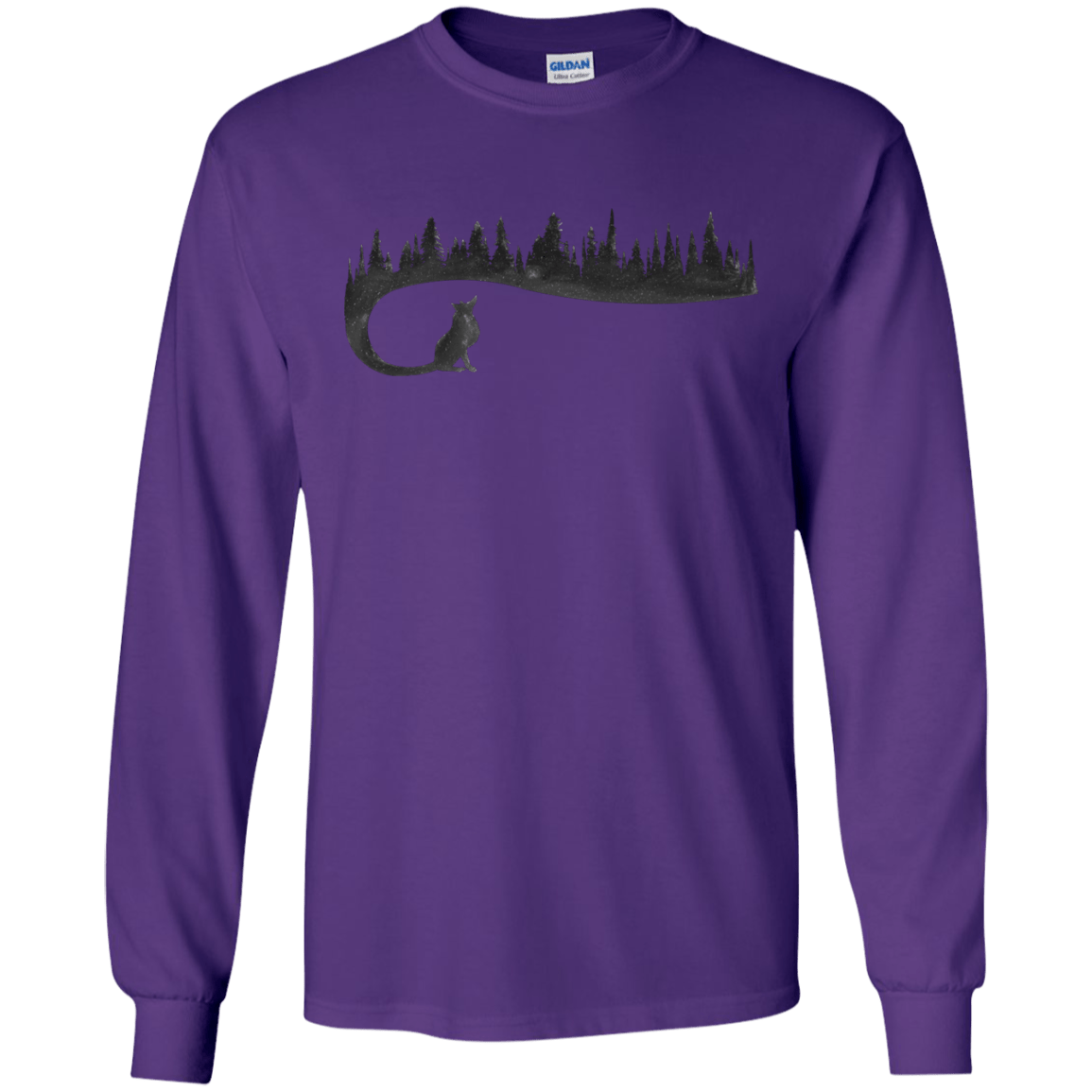Wolf Tail Men's Long Sleeve T-Shirt