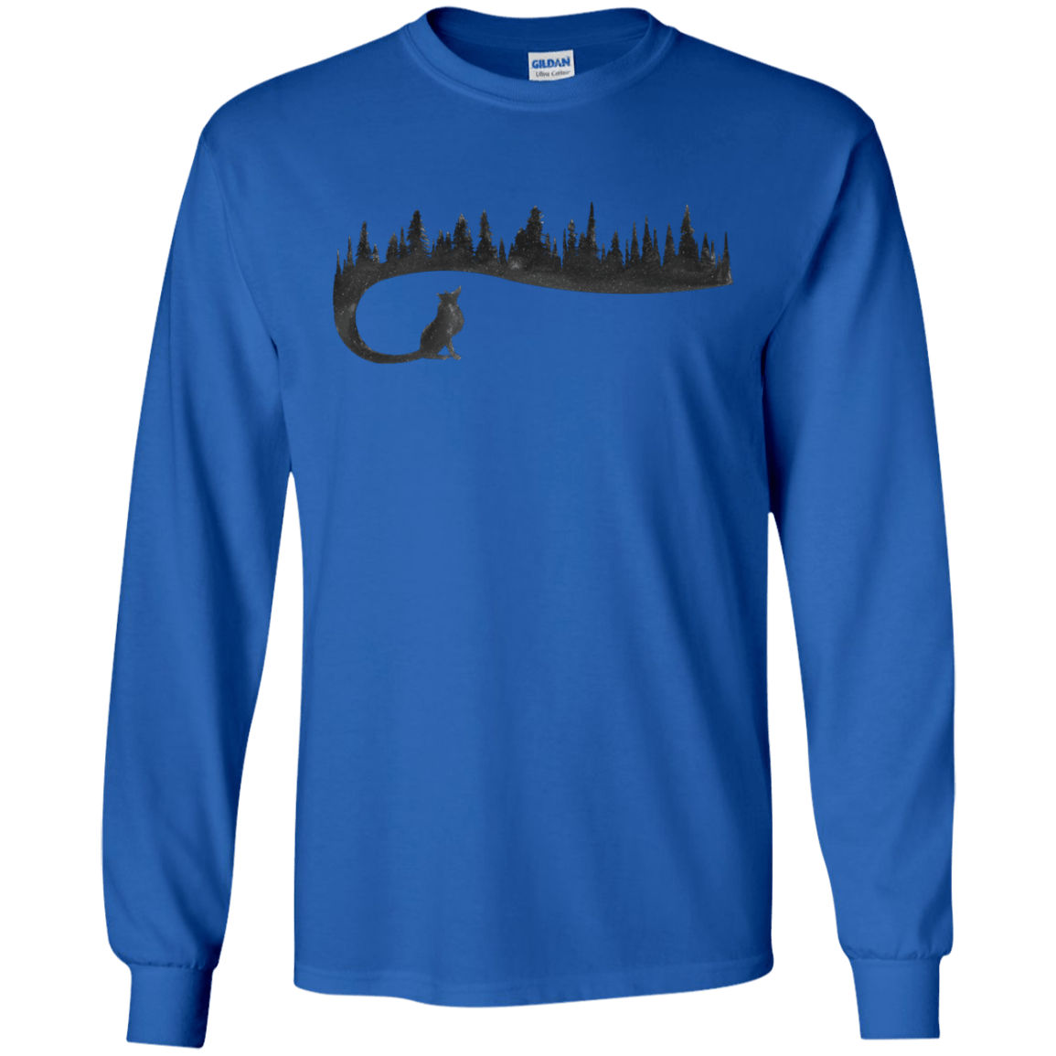 Wolf Tail Men's Long Sleeve T-Shirt