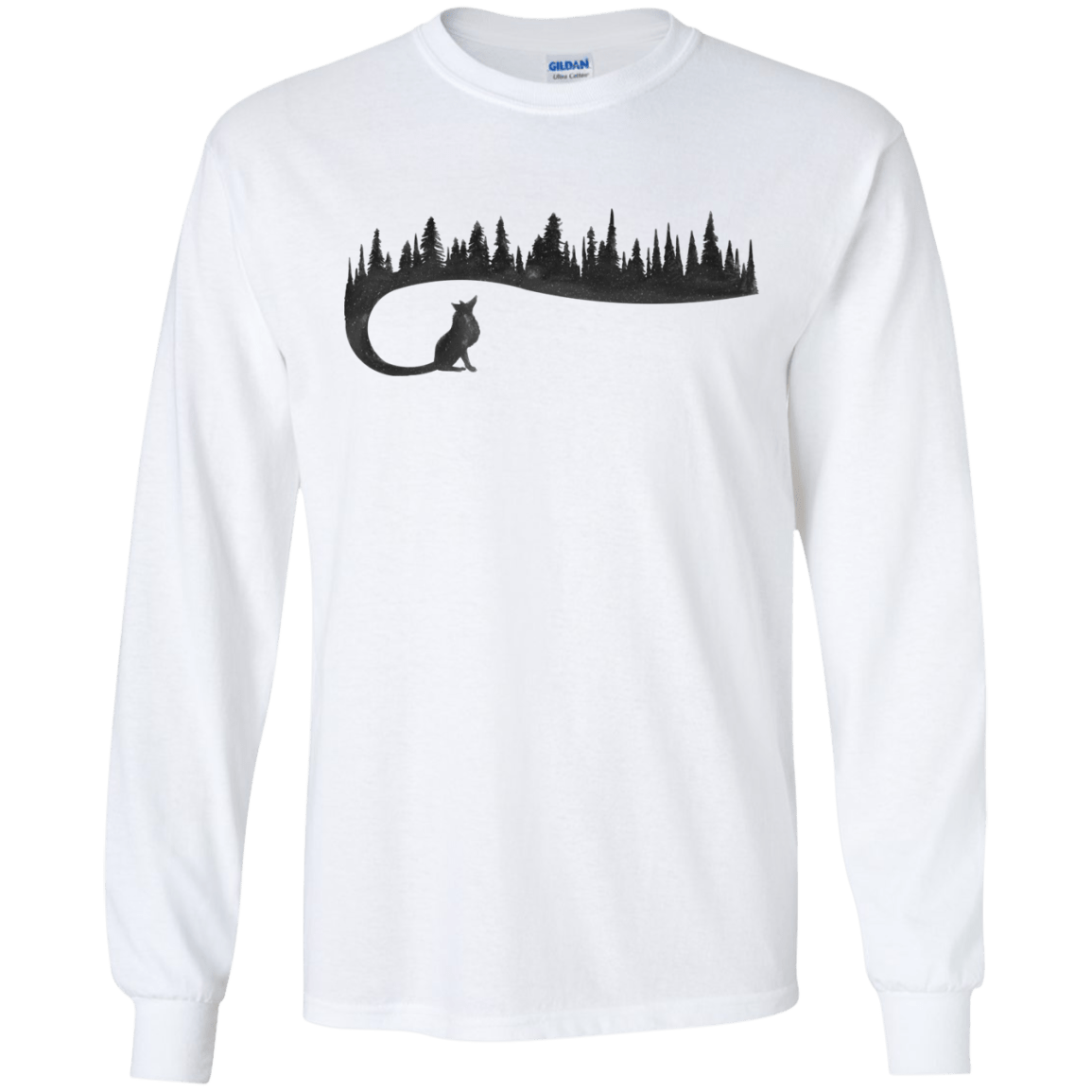 Wolf Tail Men's Long Sleeve T-Shirt