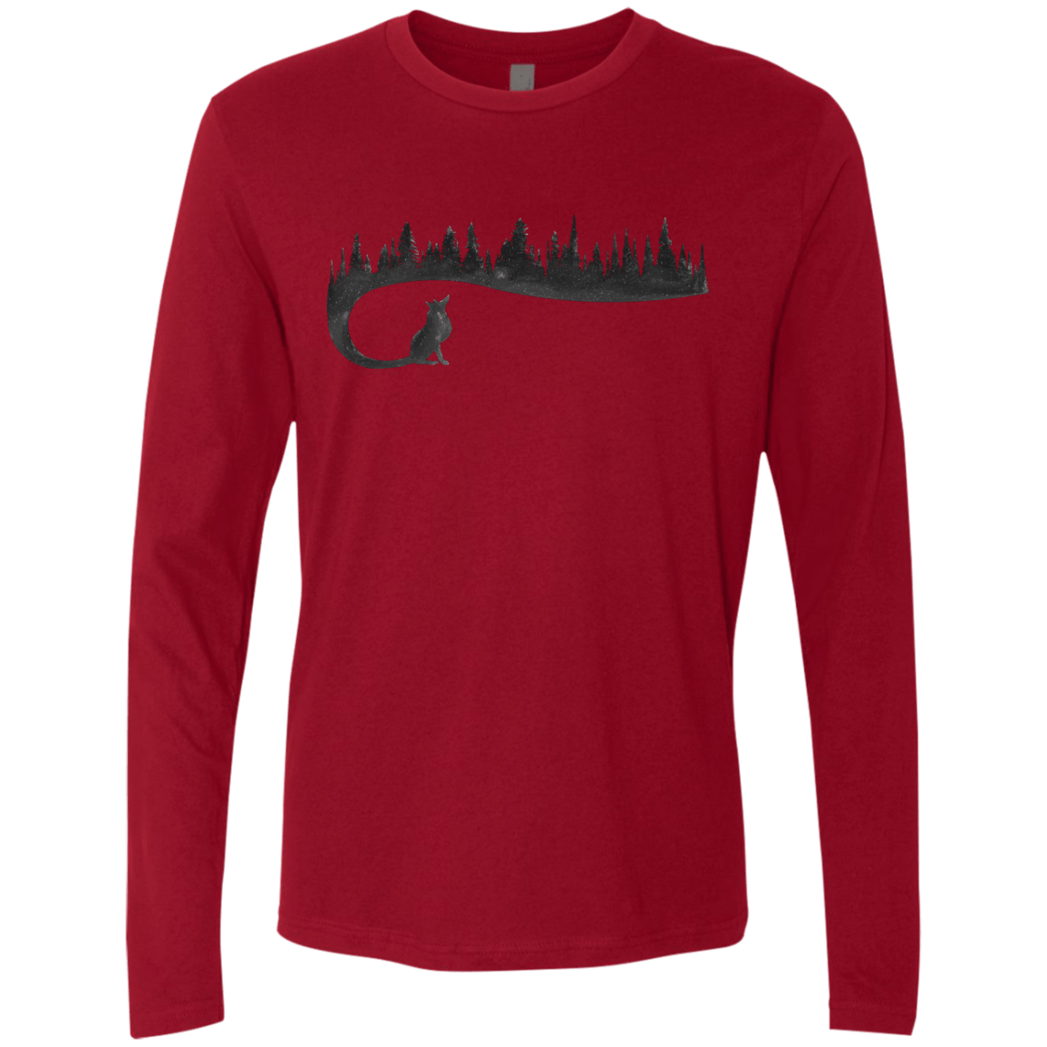 Wolf Tail Men's Premium Long Sleeve
