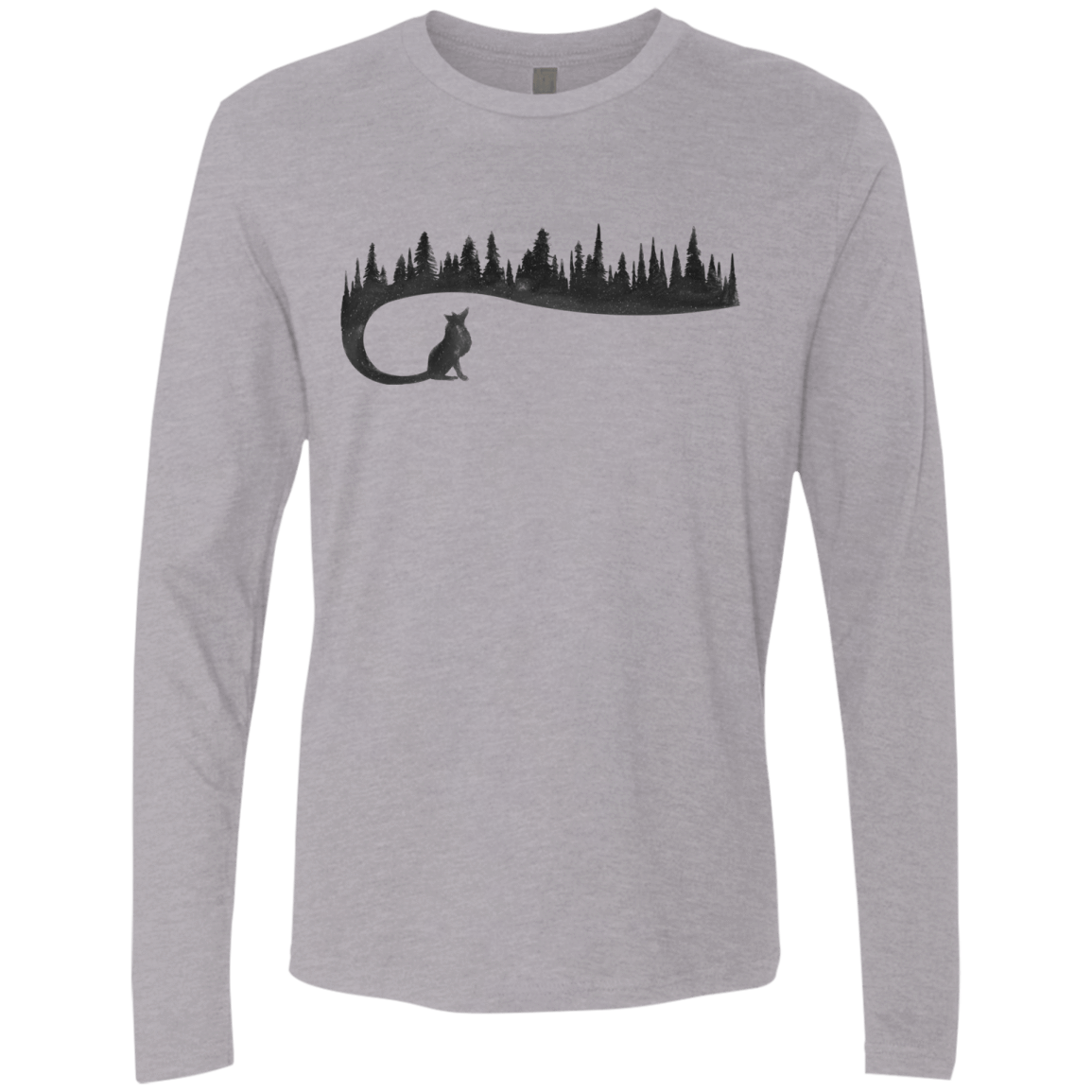 Wolf Tail Men's Premium Long Sleeve