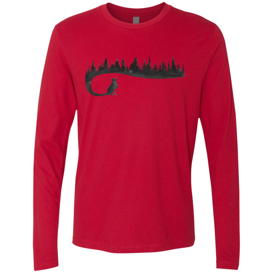 Wolf Tail Men's Premium Long Sleeve