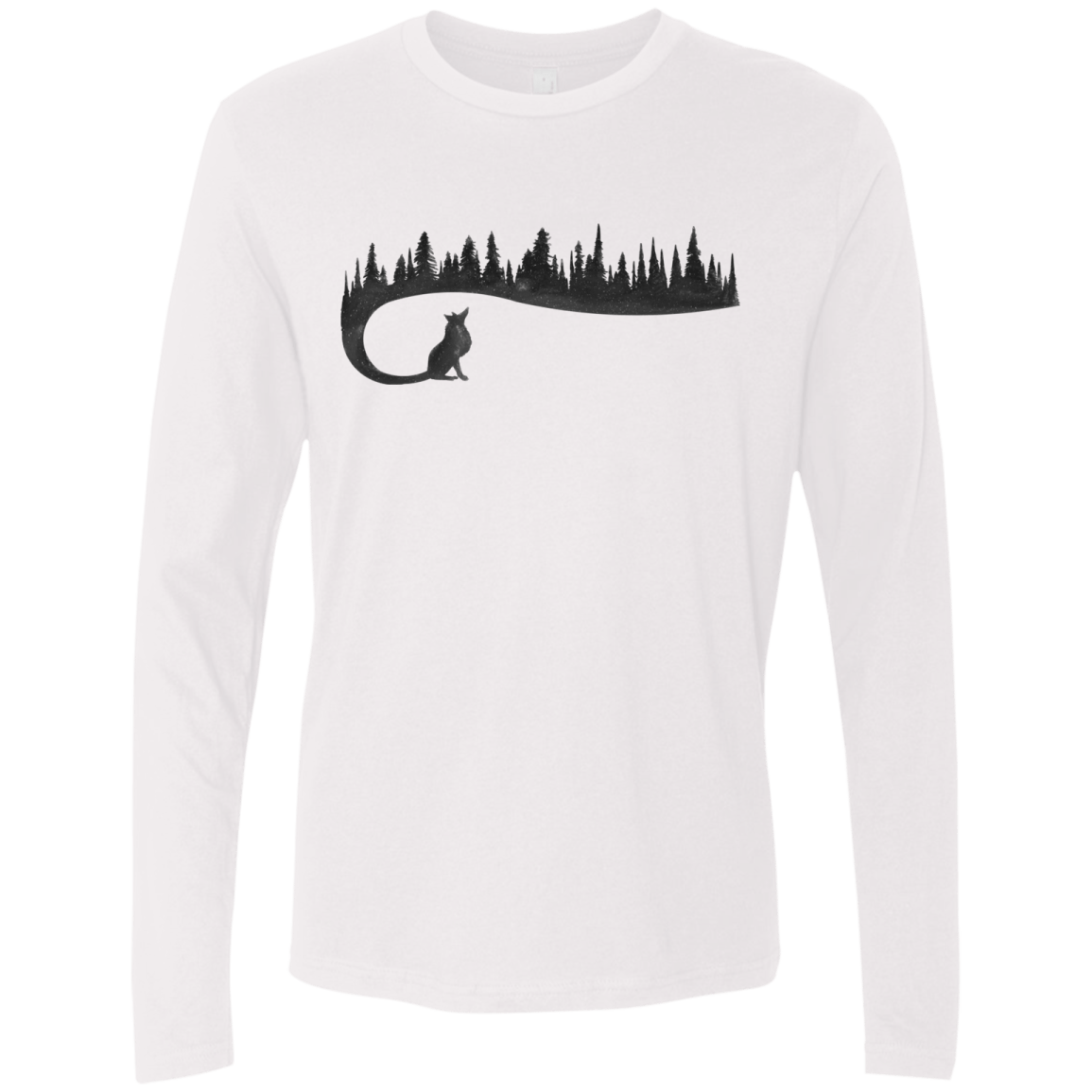 Wolf Tail Men's Premium Long Sleeve