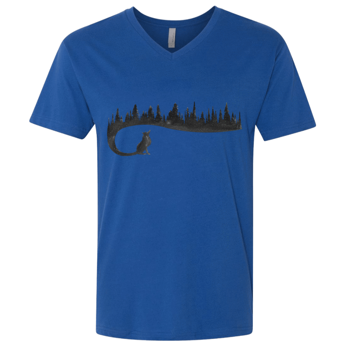 T-Shirts Royal / X-Small Wolf Tail Men's Premium V-Neck