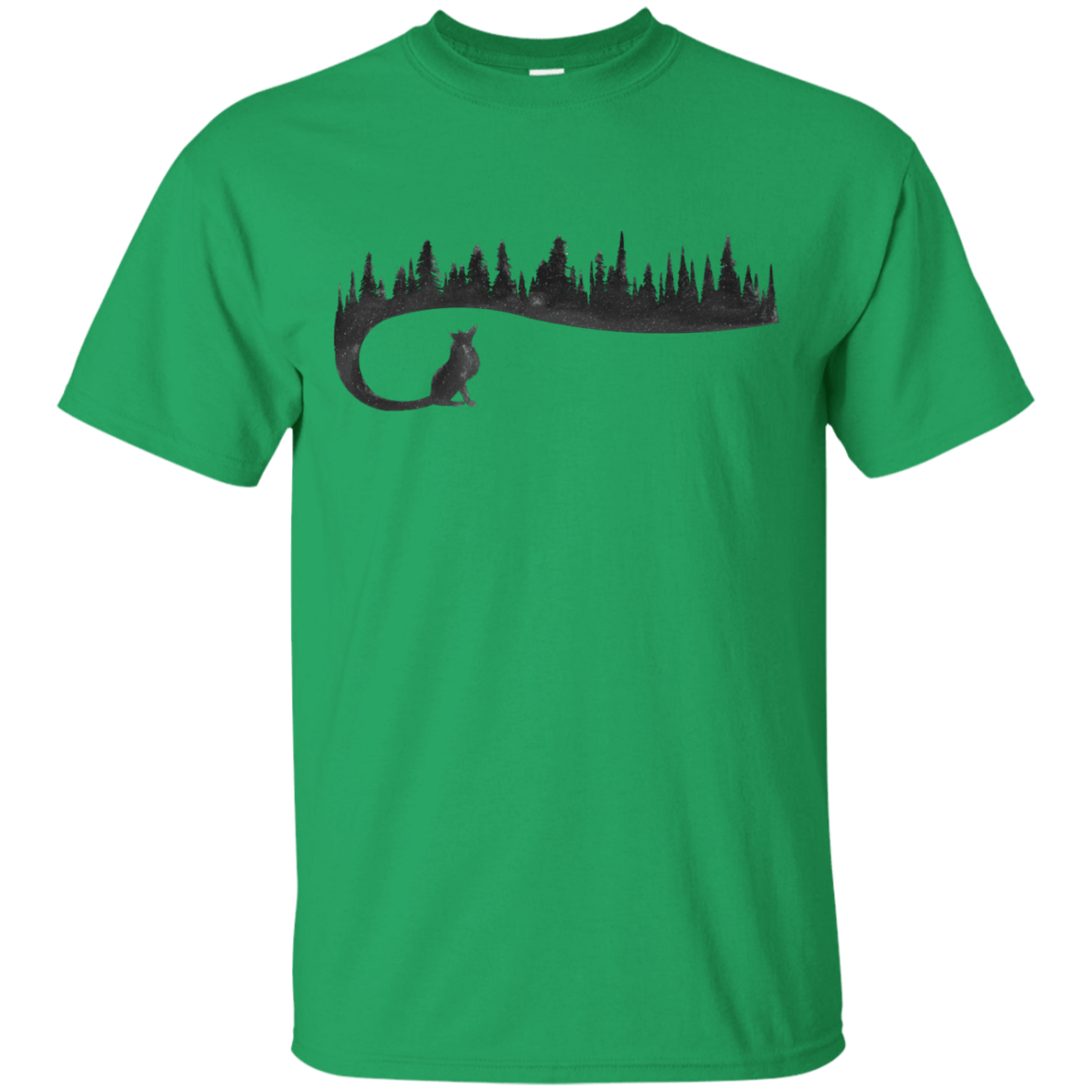 T-Shirts Irish Green / S Wolf Tail T-Shirt