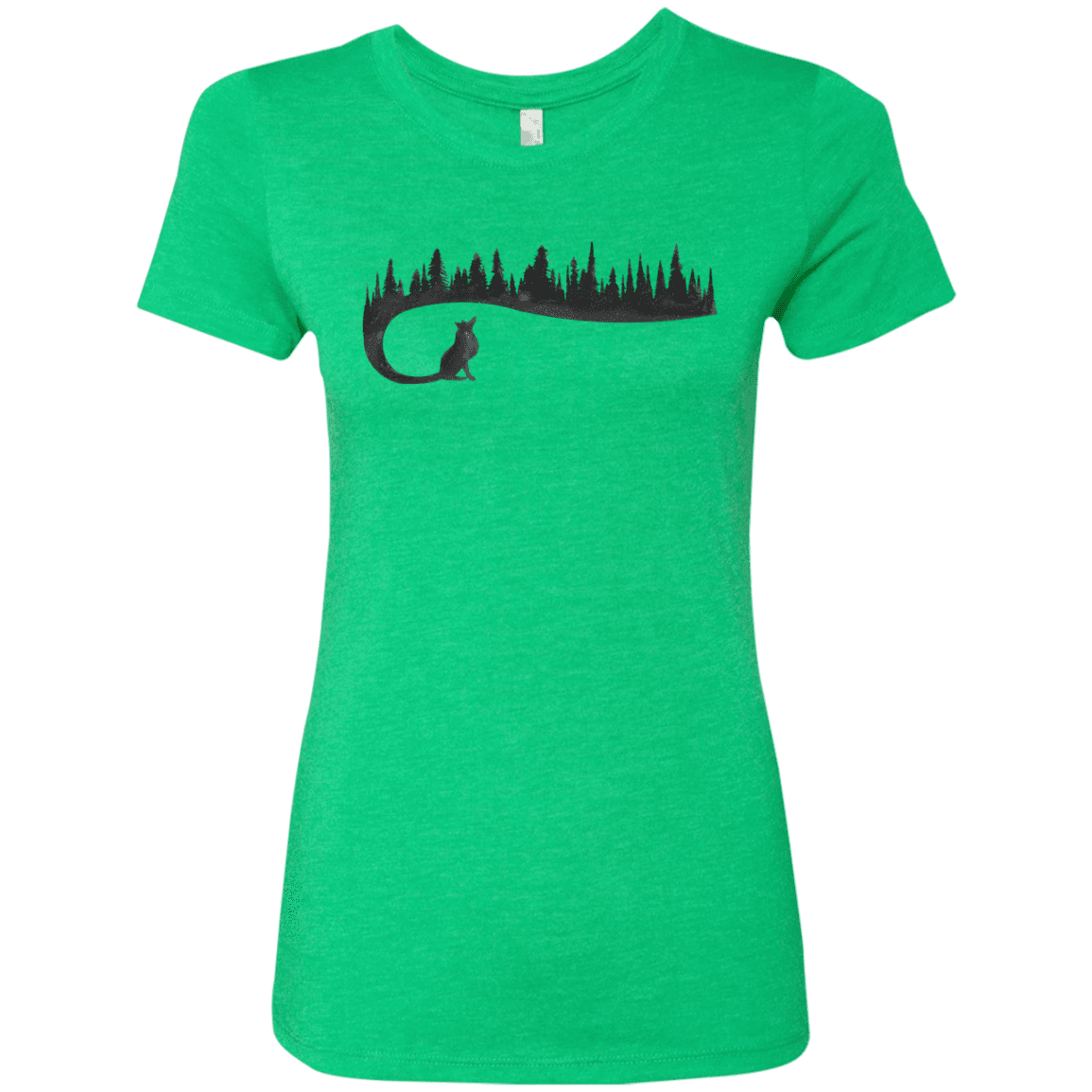 T-Shirts Envy / S Wolf Tail Women's Triblend T-Shirt