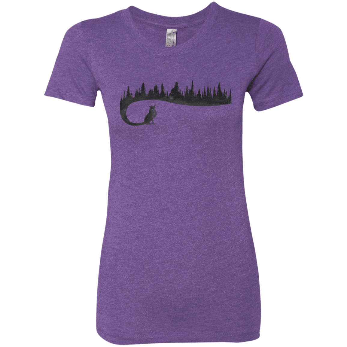 T-Shirts Purple Rush / S Wolf Tail Women's Triblend T-Shirt