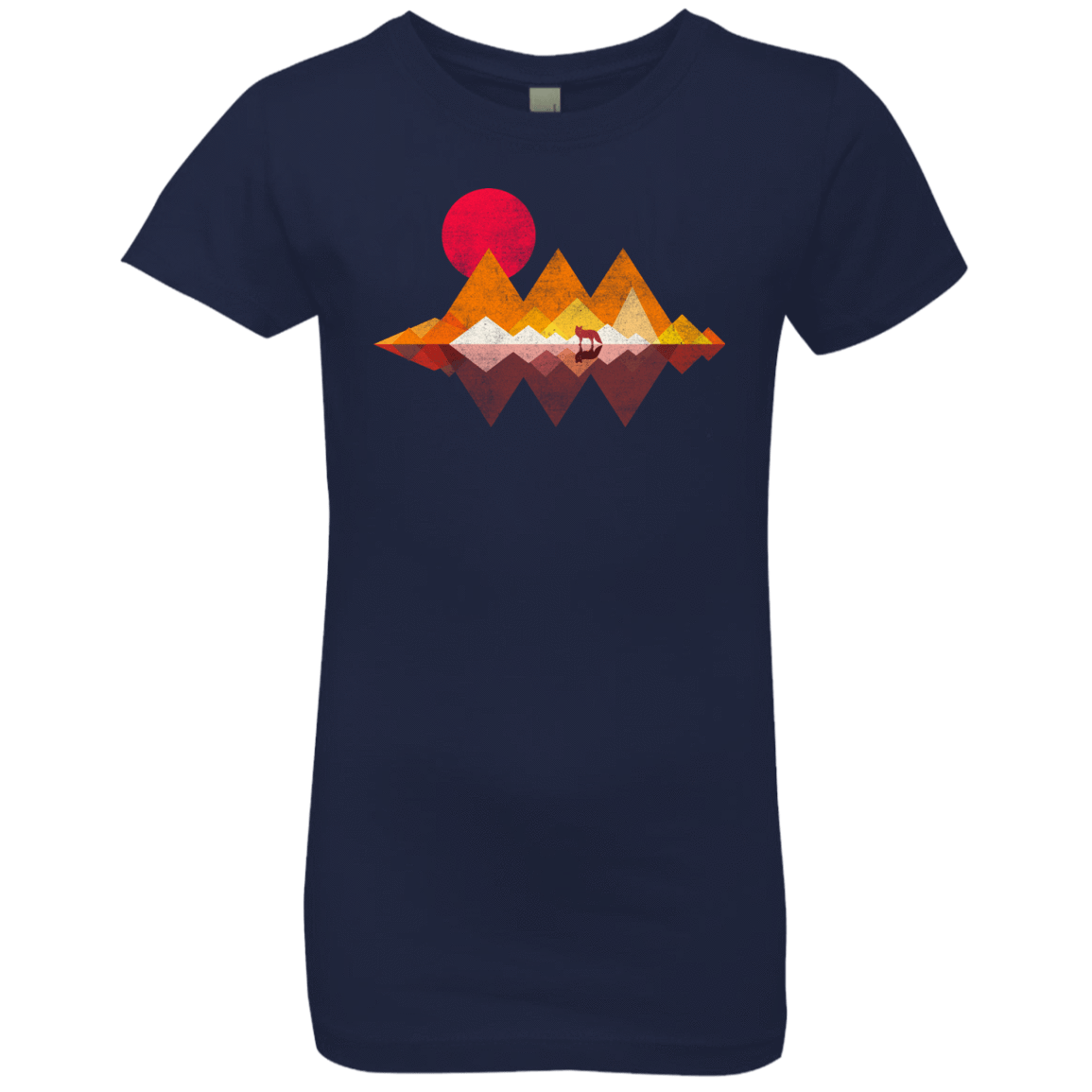 T-Shirts Midnight Navy / YXS Wolflands Girls Premium T-Shirt