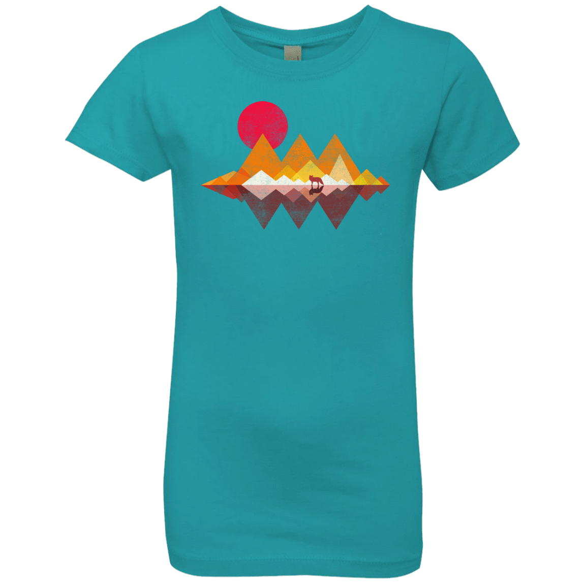 T-Shirts Tahiti Blue / YXS Wolflands Girls Premium T-Shirt