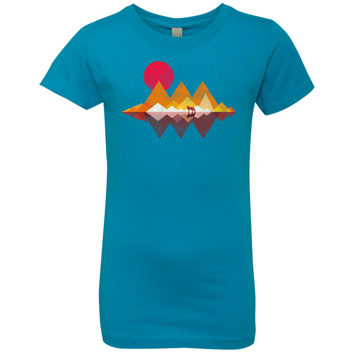 T-Shirts Turquoise / YXS Wolflands Girls Premium T-Shirt