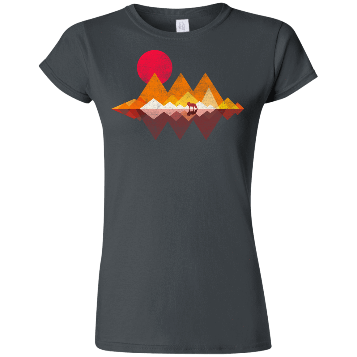 T-Shirts Charcoal / S Wolflands Junior Slimmer-Fit T-Shirt