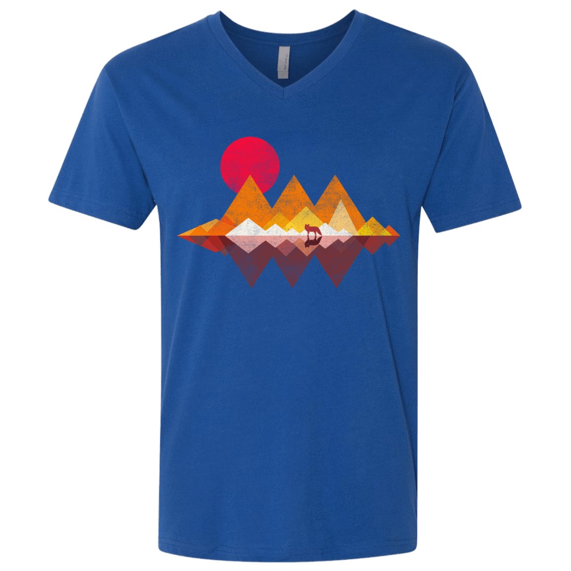T-Shirts Royal / X-Small Wolflands Men's Premium V-Neck