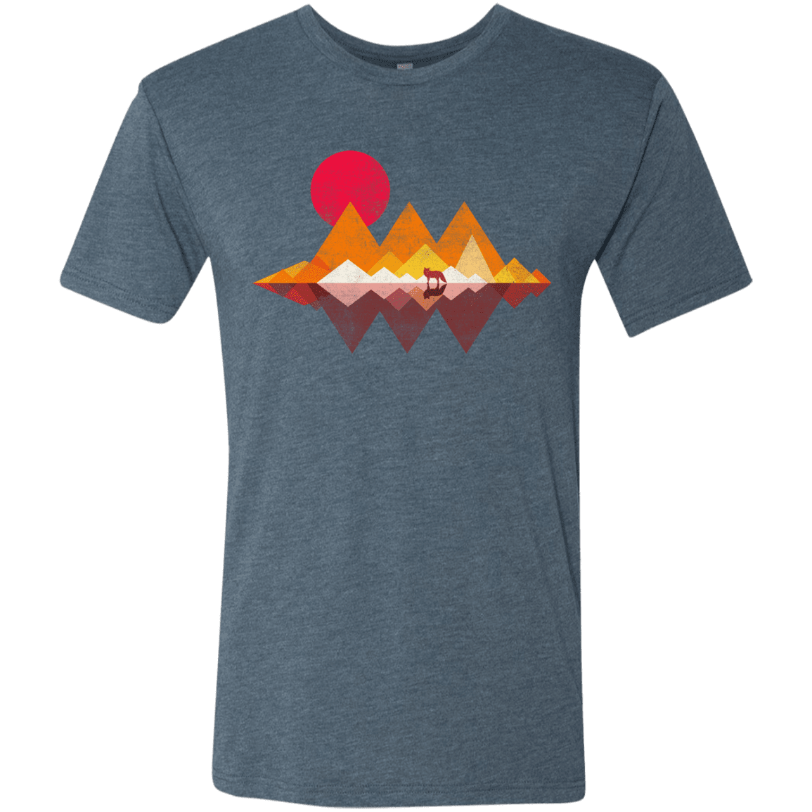 T-Shirts Indigo / S Wolflands Men's Triblend T-Shirt