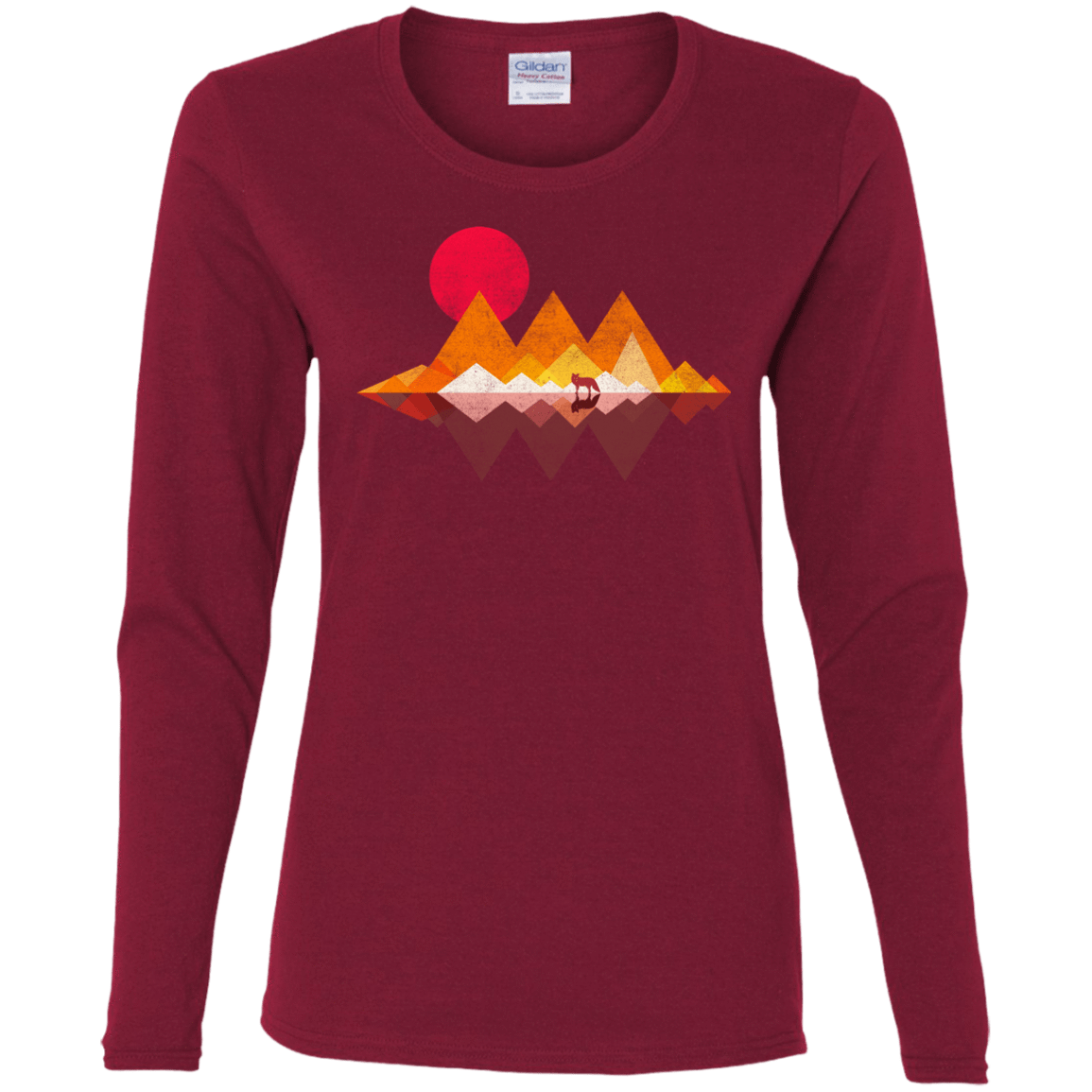 T-Shirts Cardinal / S Wolflands Women's Long Sleeve T-Shirt