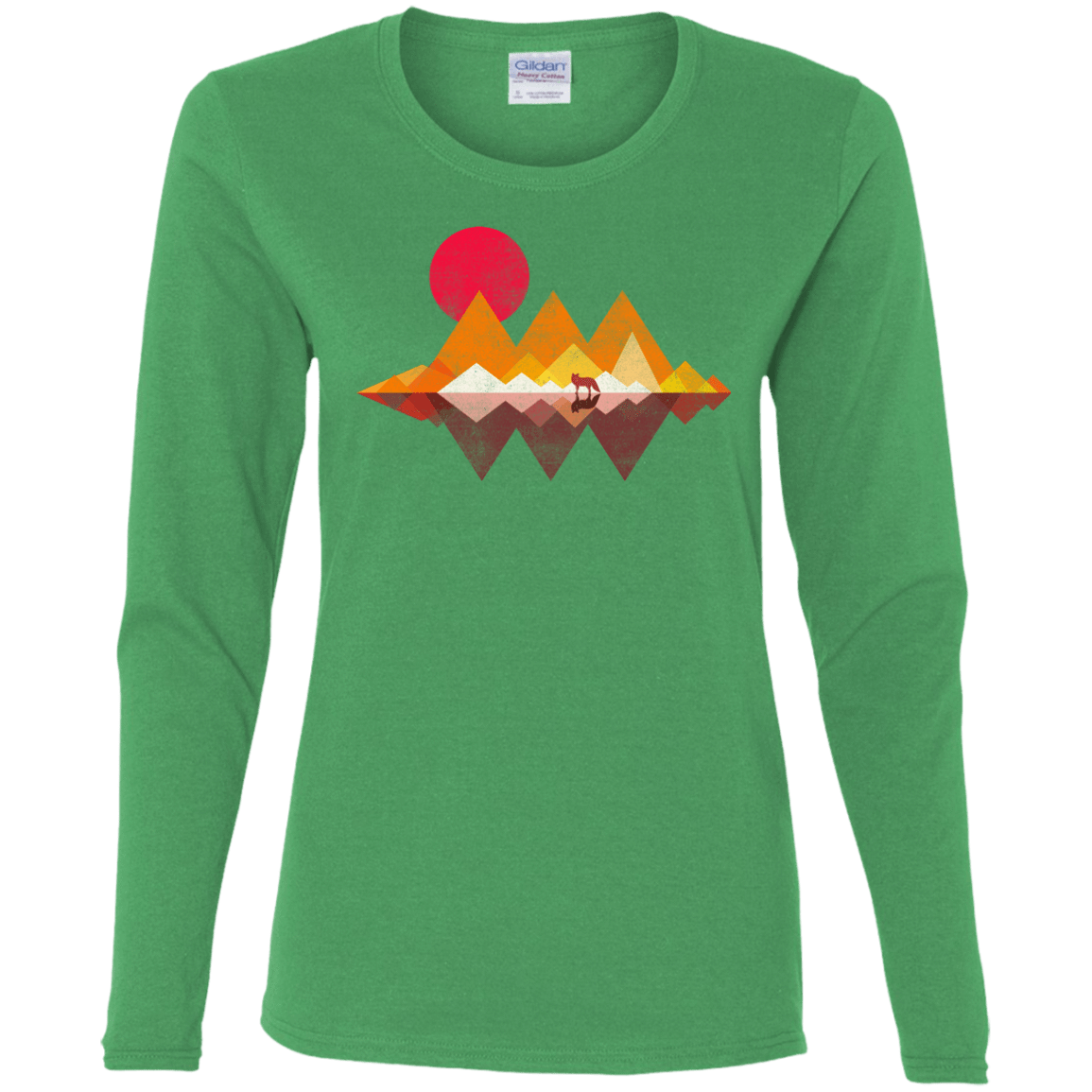 T-Shirts Irish Green / S Wolflands Women's Long Sleeve T-Shirt