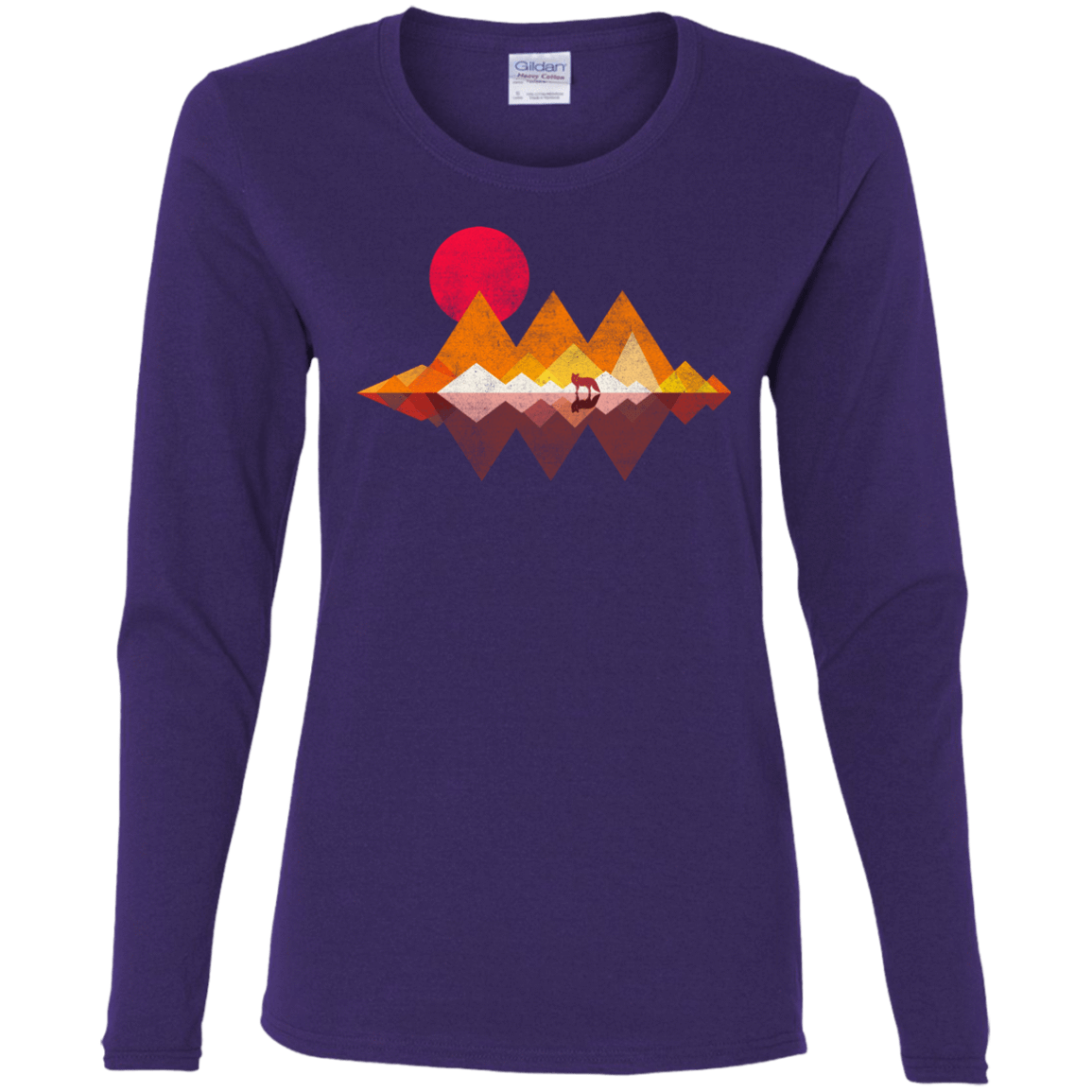 T-Shirts Purple / S Wolflands Women's Long Sleeve T-Shirt