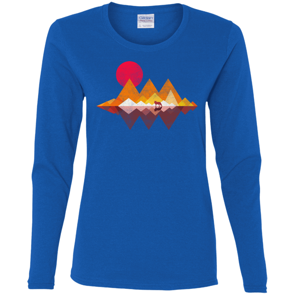 T-Shirts Royal / S Wolflands Women's Long Sleeve T-Shirt