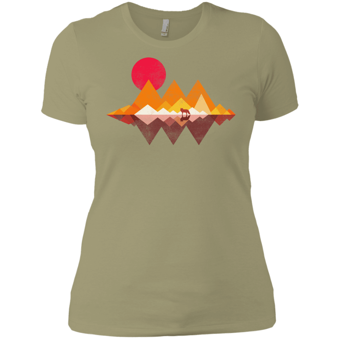 T-Shirts Light Olive / X-Small Wolflands Women's Premium T-Shirt