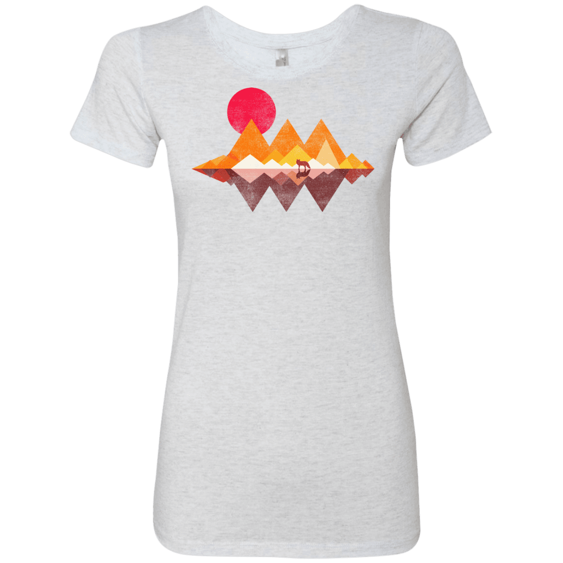 T-Shirts Heather White / S Wolflands Women's Triblend T-Shirt