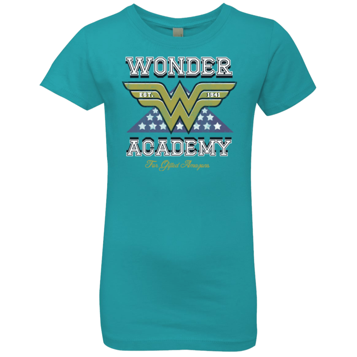 T-Shirts Tahiti Blue / YXS Wonder Academy Girls Premium T-Shirt