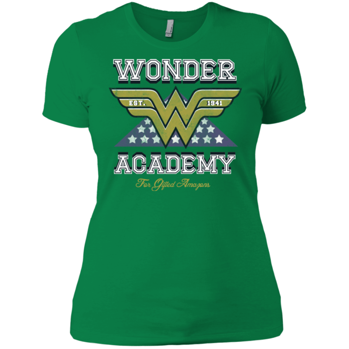 T-Shirts Kelly Green / X-Small Wonder Academy Women's Premium T-Shirt