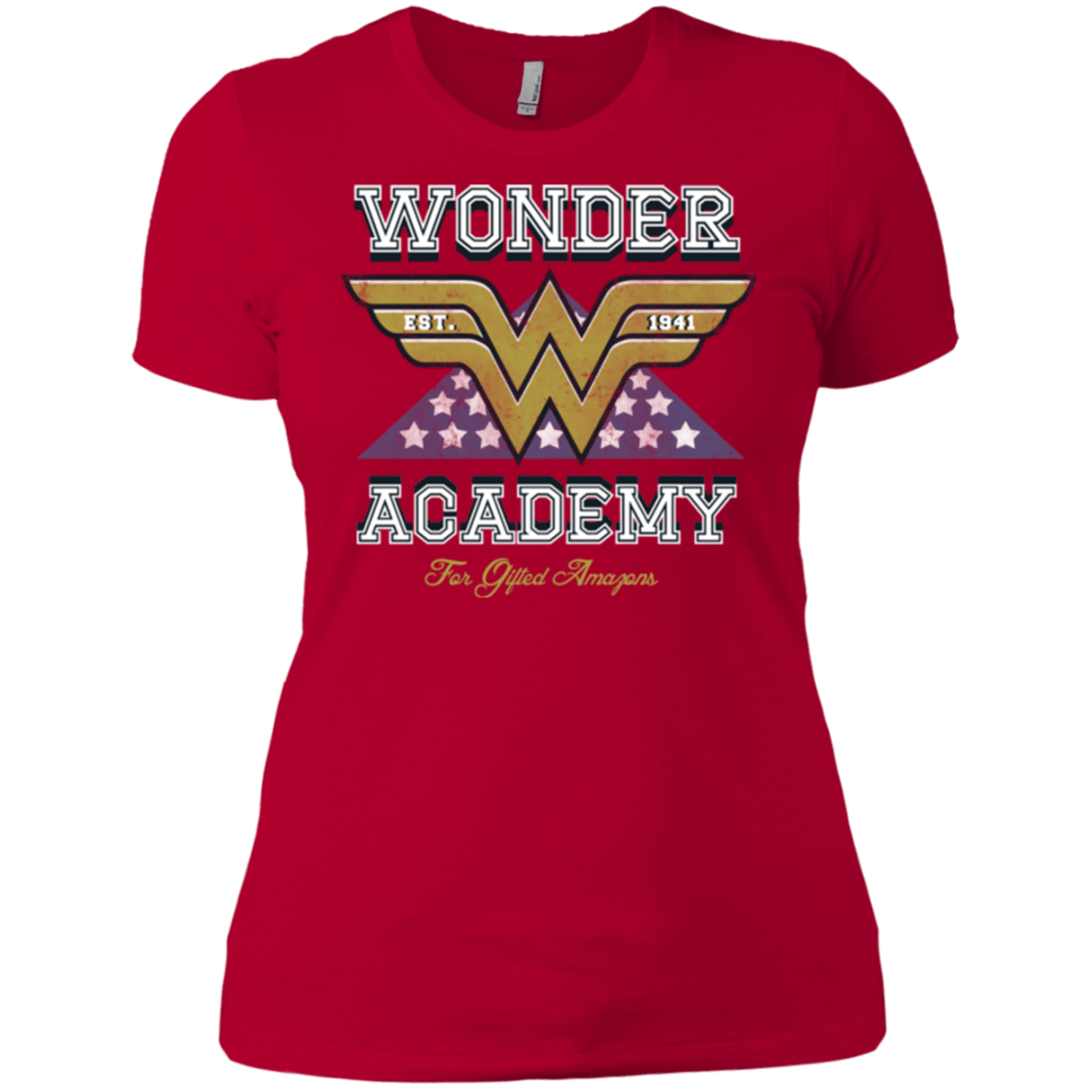 T-Shirts Red / X-Small Wonder Academy Women's Premium T-Shirt