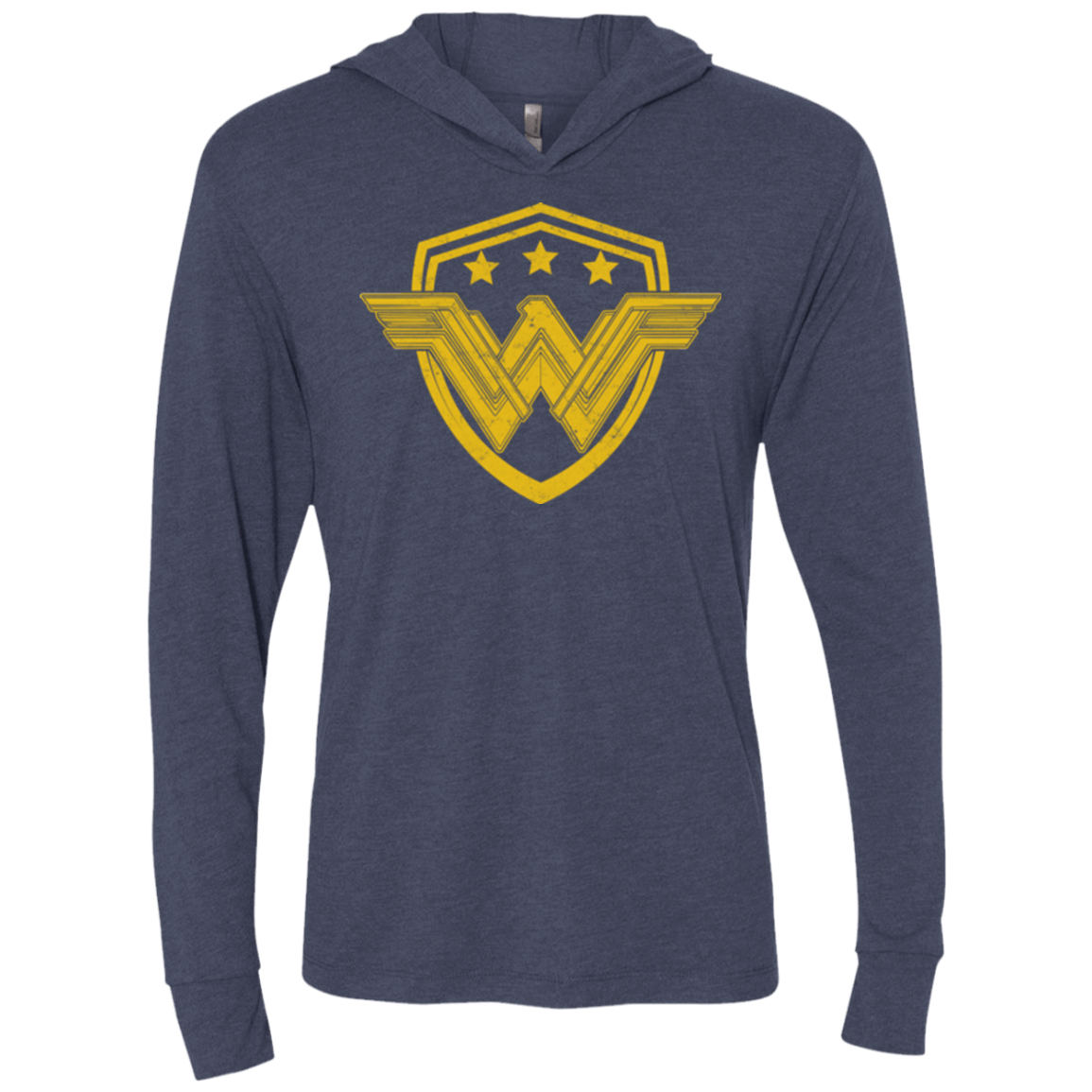 T-Shirts Vintage Navy / X-Small Wonder Eagle Triblend Long Sleeve Hoodie Tee