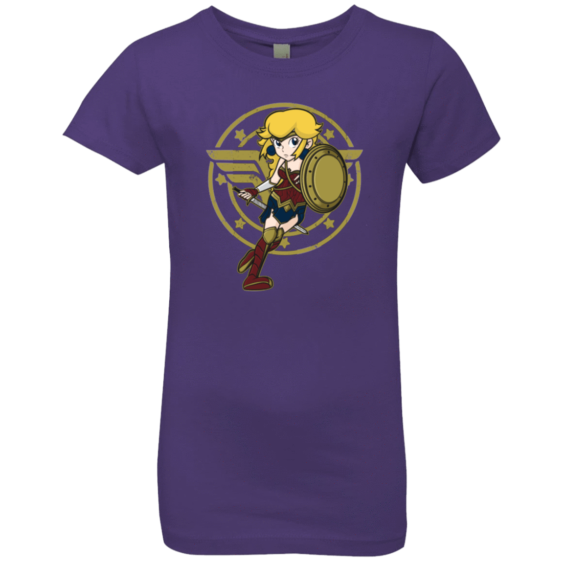 T-Shirts Purple Rush / YXS Wonder Peach Girls Premium T-Shirt