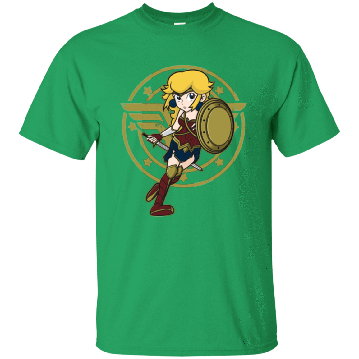 T-Shirts Irish Green / Small Wonder Peach T-Shirt